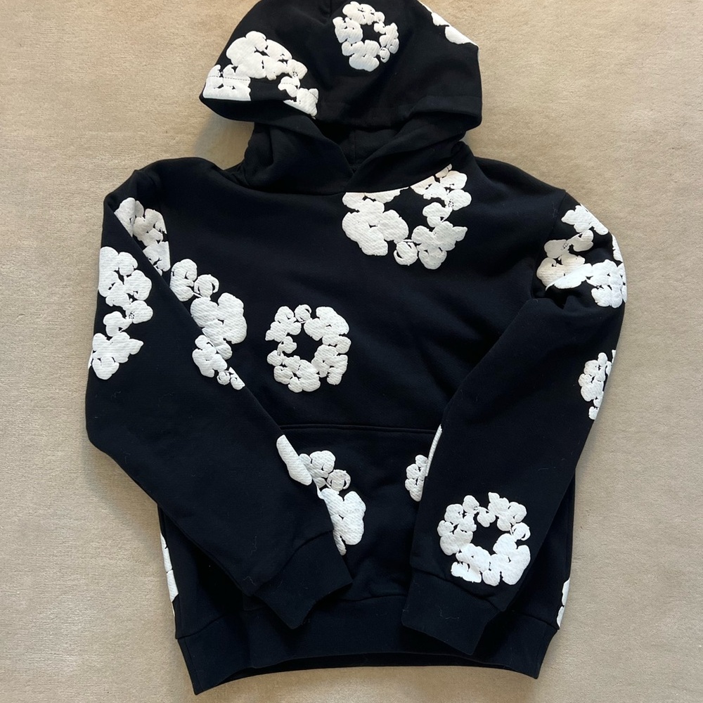 Denim Tears Hoodie, Size Small, Black and White from Dover street market in LA